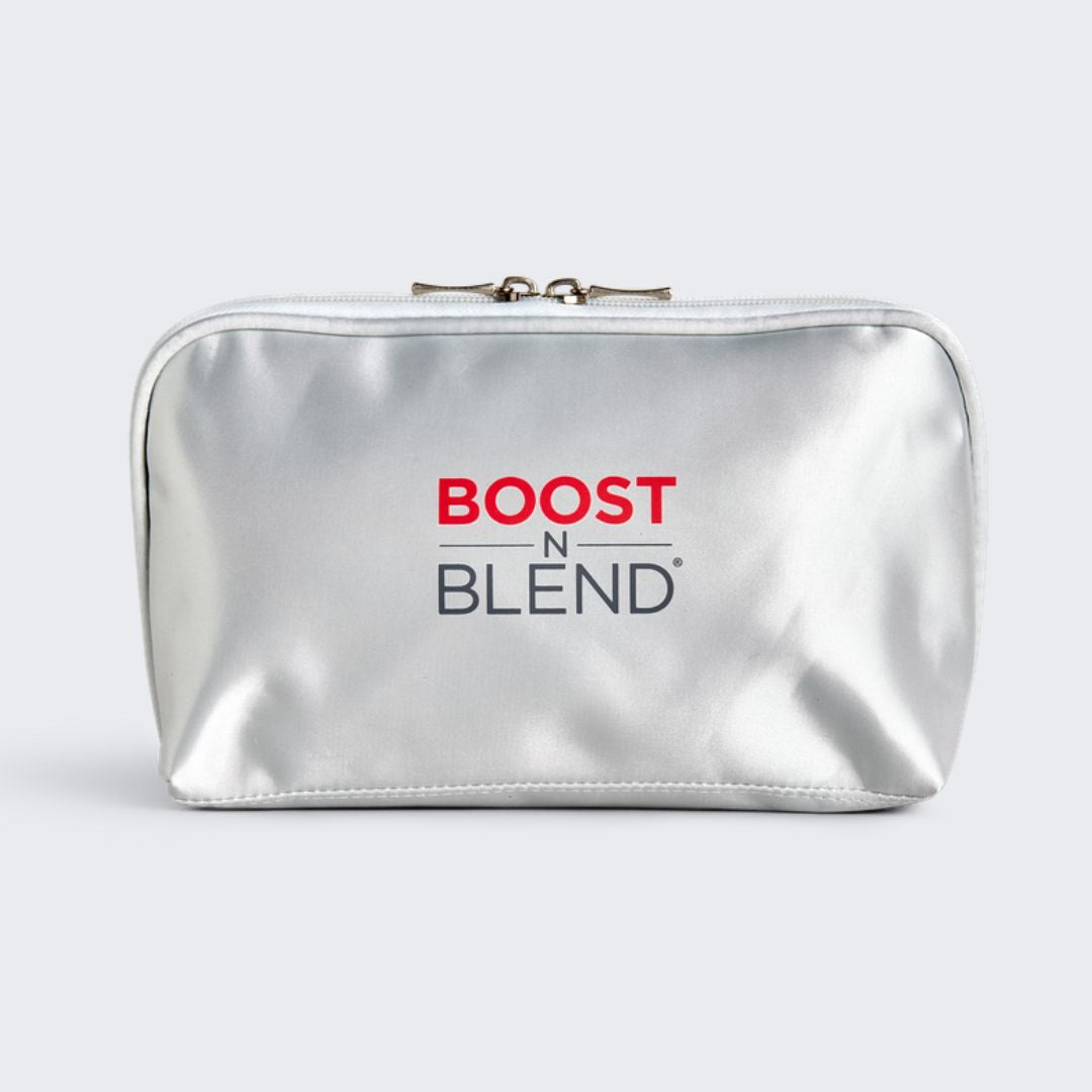 Satin Zip Makeup Bag