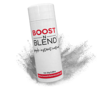 Silky Silver Grey Boost N Blend™ - BOOST hair volume at the roots