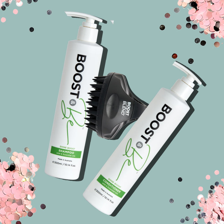 FREE Scalp Massager with Shine Shampoo & Conditioner DUO