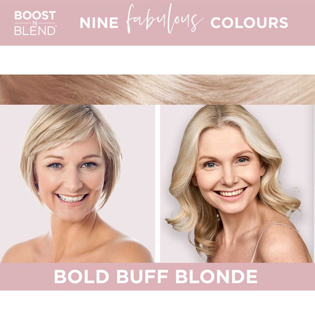 Boost N Blend Fibre Colour Examples #colour_bold-buff-blonde