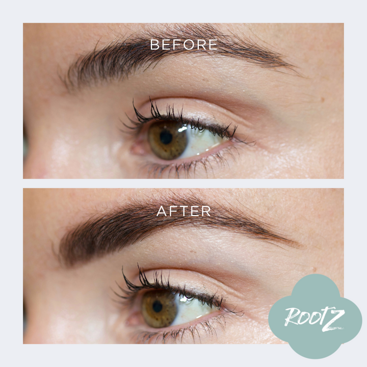 RootZ concealer before and after #colour_dark-brown