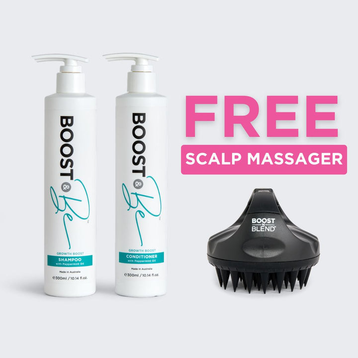 FREE Scalp Massager with Growth Shampoo & Conditioner DUO