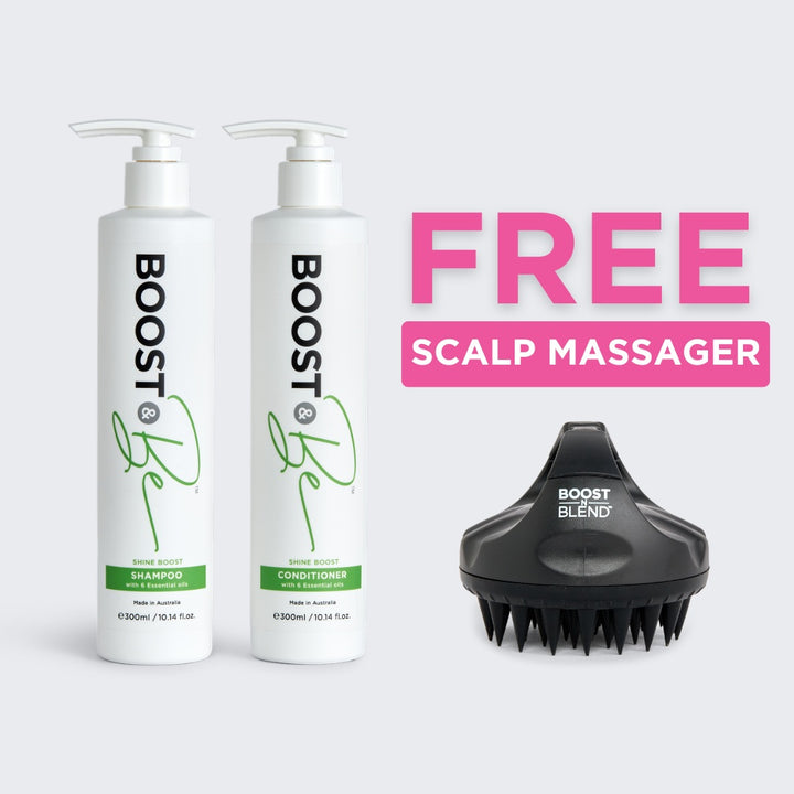 FREE Scalp Massager with Shine Shampoo & Conditioner DUO