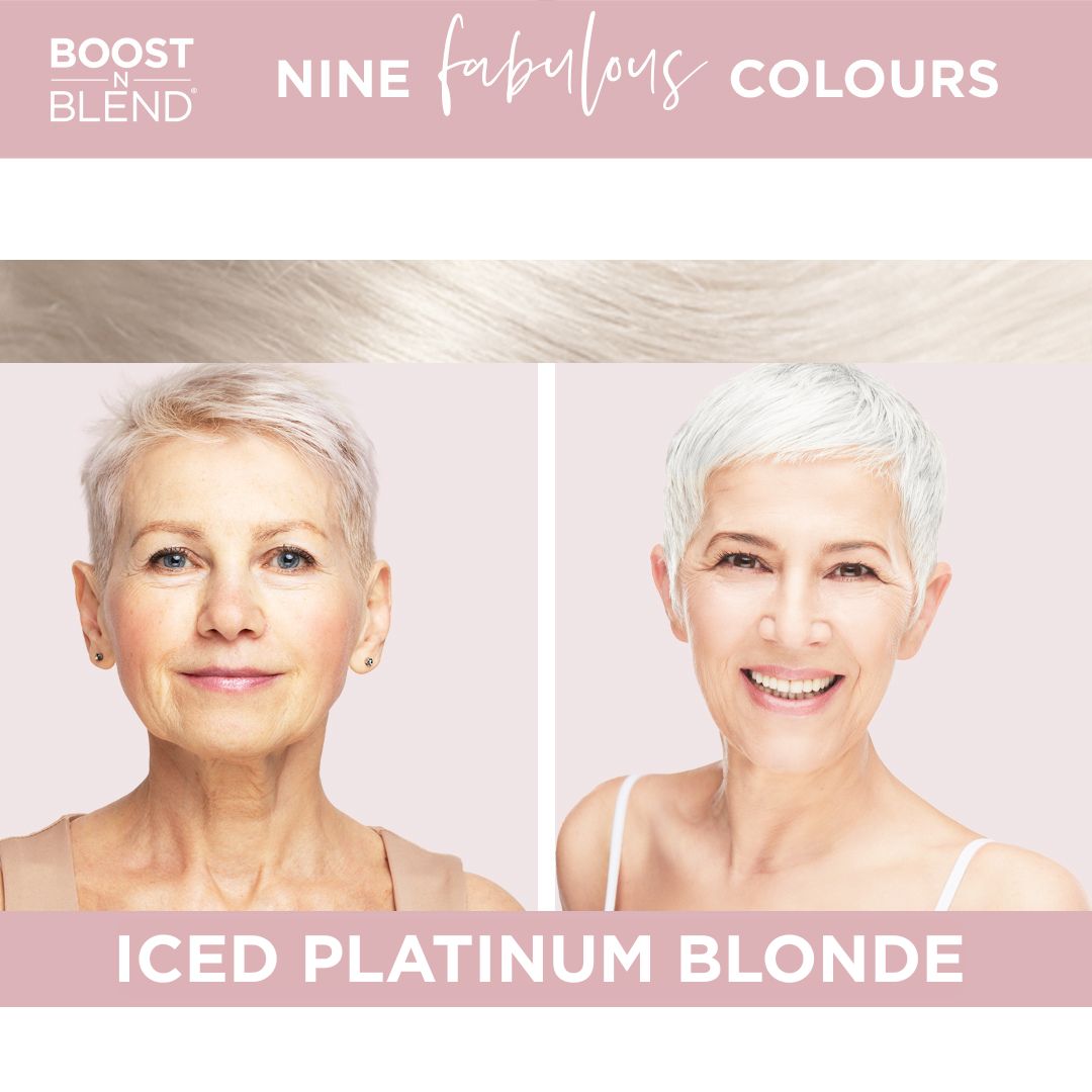 Boost N Blend Fibre Colour Examples #colour_iced-platinum-blonde