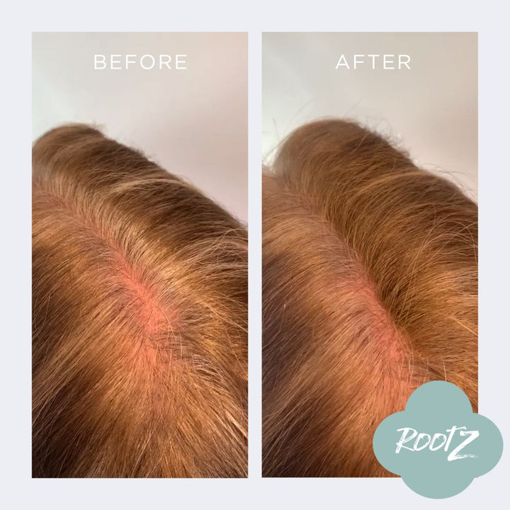 RootZ concealer before and after #colour_light-brown