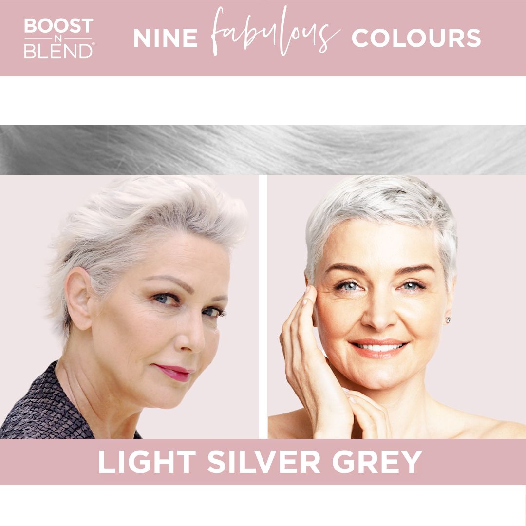 Boost N Blend Fibre Colour Examples #colour_light-silver-grey