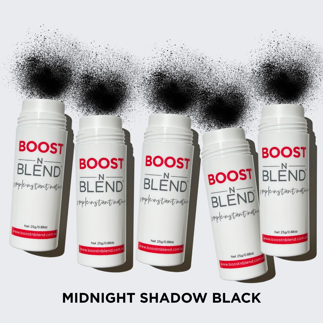 Boost N Blend hair fibres Bulk Pack colour swatch #colour_midnight-shadow-black