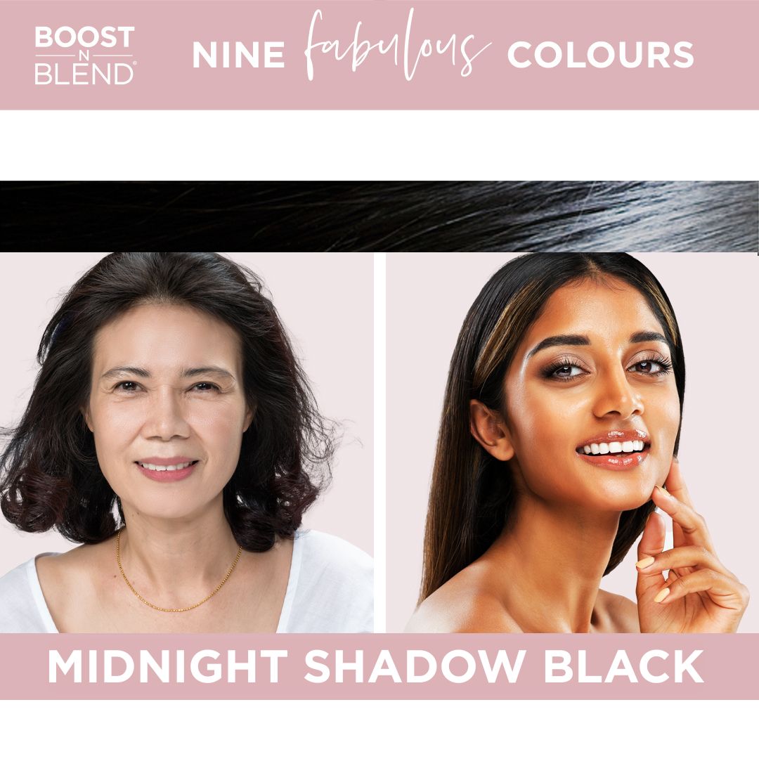 Boost N Blend Fibre Colour Examples #colour_midnight-shadow-black
