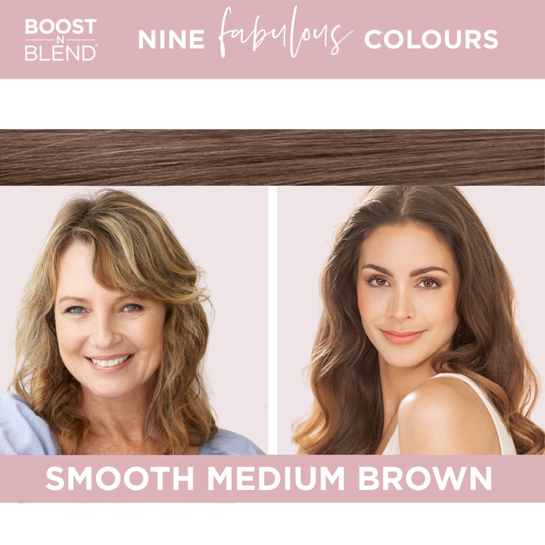 Boost N Blend Fibre Colour Examples #colour_smooth-medium-brown