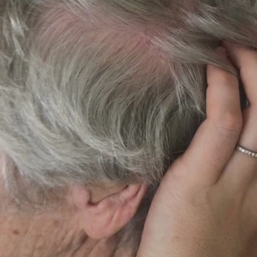 Boost N Blend fibres application #colour_light-silver-grey