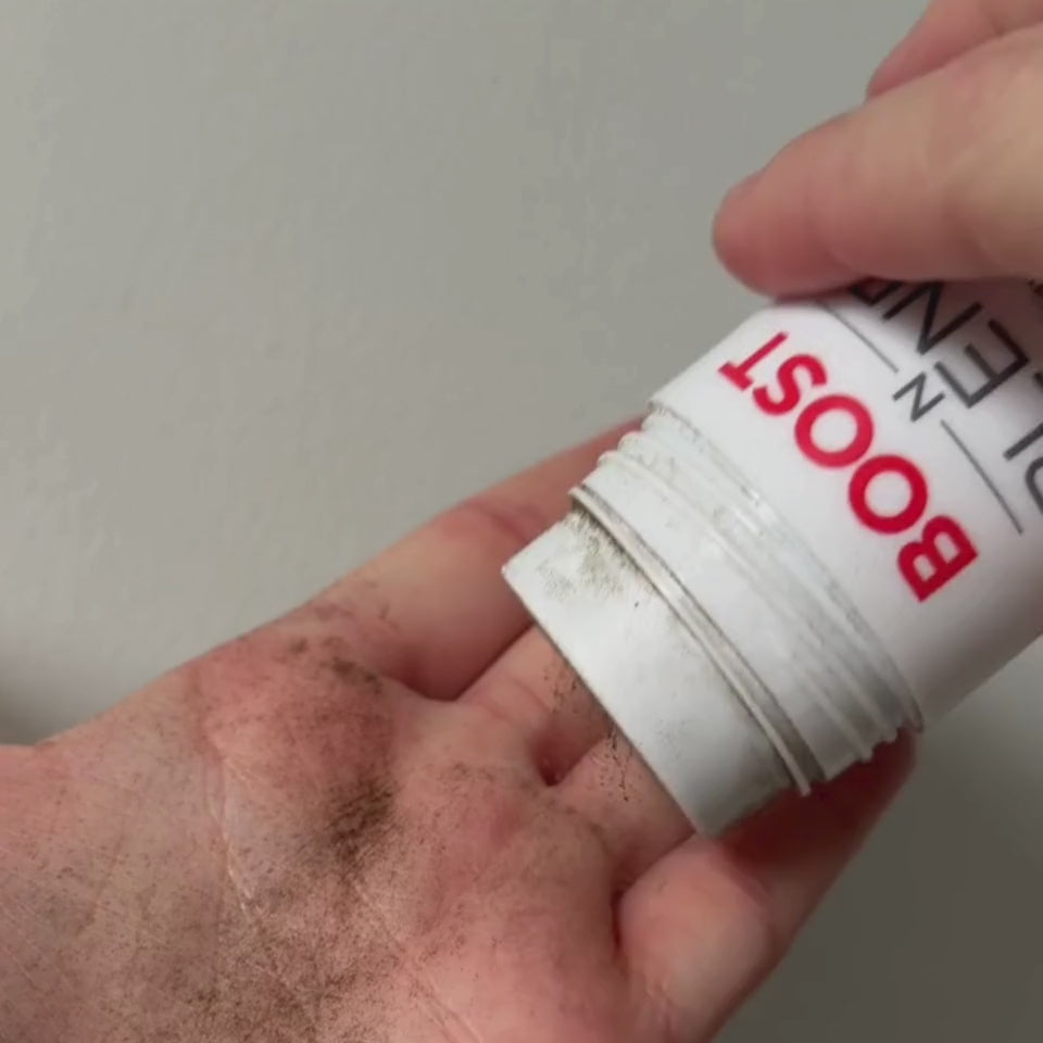 Boost N Blend fibres application #colour_smooth-medium-brown