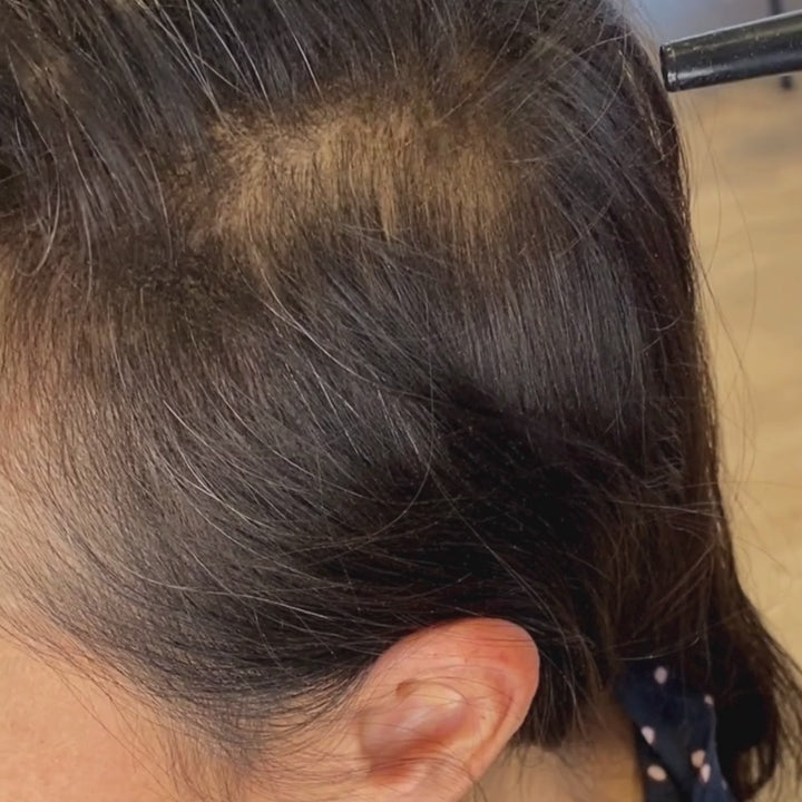 Boost N Blend fibres application #colour_midnight-shadow-black